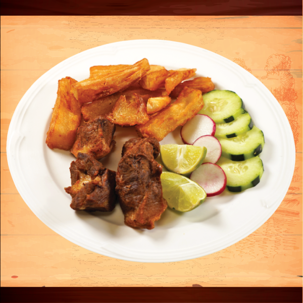 Yuca con Chicharrón